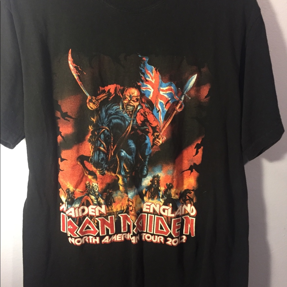 Iron Maiden 2012 tour tee